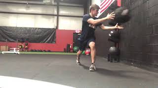 Split Stance Anti-Rotation MB Scoop Toss
