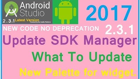#2 Android studio 3.2.1 sdk manager update tutorial. First thing first. New Guide 2019