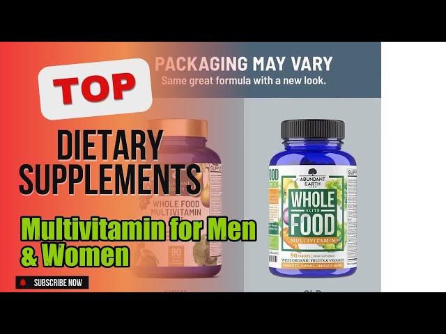Top 5 Dietary Supplements about Multivitamin for Men & Women Most Purchased of All Time