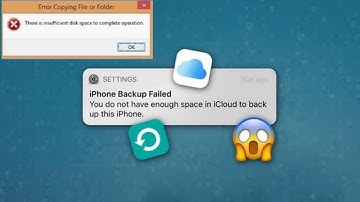 All about iPhone Backup | Common Problems and Solutions | Backup Failed! How to backup iPhone
