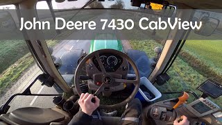 John Deere 7430P Cabview *No Music*