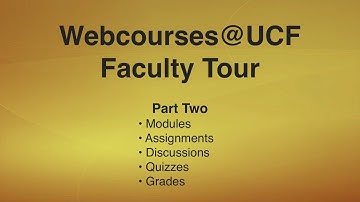 Webcourses@UCF Faculty Tour - Part Two