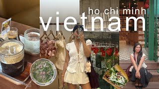 vietnam vlog 🇻🇳 visiting ho chi minh, 4 day itinerary, vietnam cafes, local food, shopping +prices