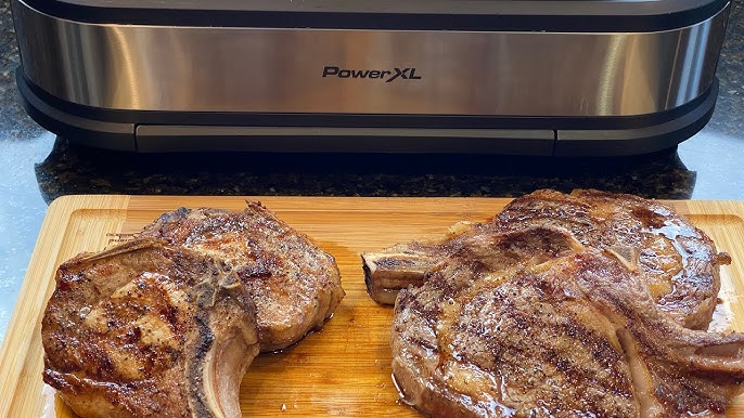 Ribeye Steaks on the Chefman Electric Smokeless Indoor Grill 