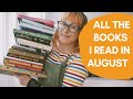 Everything I Read in August 📚 21 books