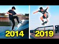 MY 5+ YEARS OF SKATEBOARDING PROGRESSION!