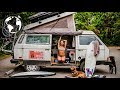 LIVING the VANLIFE as DIGITAL NOMADS in a VW Westfalia (Utilitarian Vehicle)