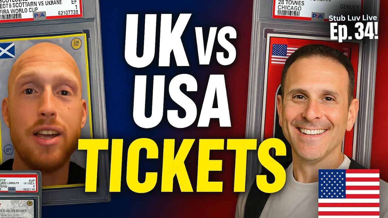 Modern vs Vintage Ticket Collectors – UK & USA Compared! | Stub Luv Live Ep. 34