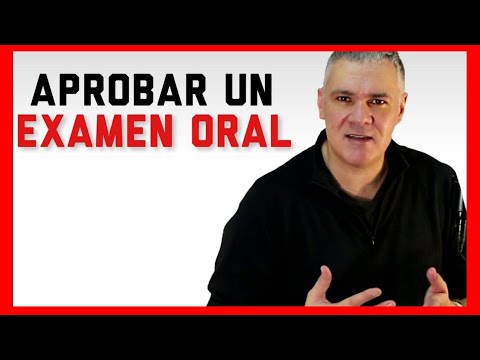 Video: Cómo Aprobar Con éxito Un Examen Oral