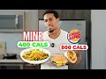 Homemade French Fry Burger Bowl (Healthy Fast Food)