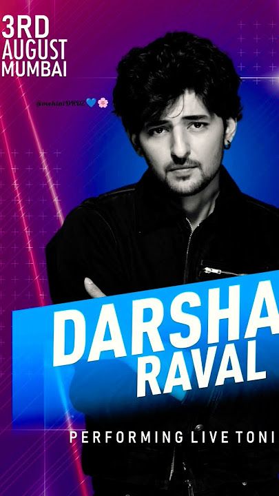DARSHAN RAVAL PERFORMANCE LIVE TONIGHT 💙 #love
