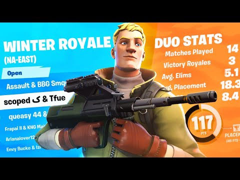8th Place Winning 3000 In The Fortnite Winter Royale Day 1 Youtube