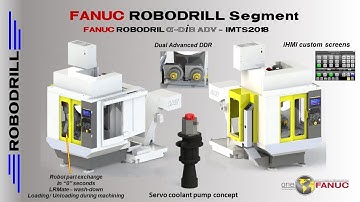 FANUC ROBODRILL DIB Advanced Machine with LR Mate