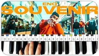 ENO - SOUVENIR Instrumental Beat + Piano Tutorial MIDI