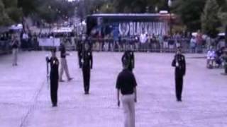 Metro Nashville Drill and Ceremony Team at the 2009 Honor Guard Competition during Police Week