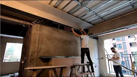 简约现代风格，客厅全屋石膏板吊顶，这样吊顶才正确 - 天天要闻
