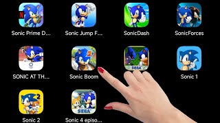 Sonic Prime Dash Jump Fever Sonic Forces  Sonic at the Olympic Games Sonic Boom Sonic CD Sonic 1-2-4