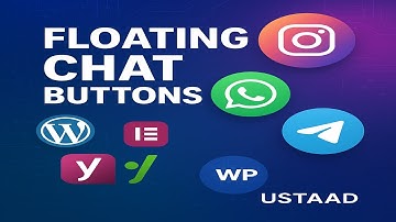 How To Add Floating Chat Buttons In Wordpress Website 2025 | Social Media Links