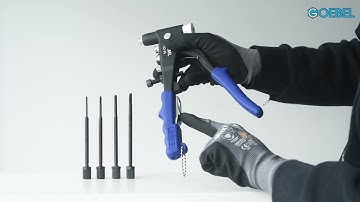 How does the GO-35 ratchet tool from GOEBEL for blind rivet nuts and bolts work?