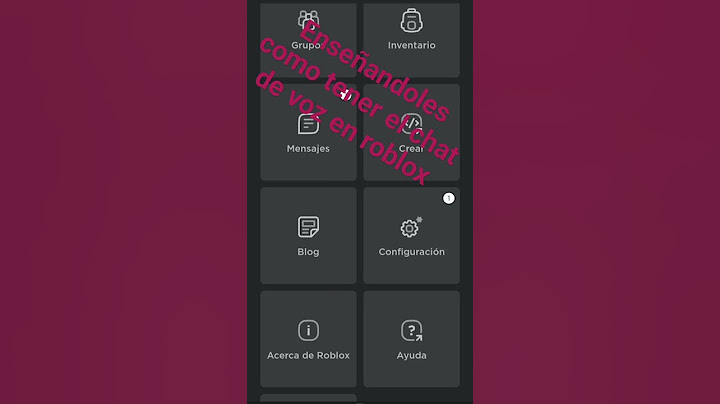 enseñandoles como tener el chat de voz en roblox #roblox