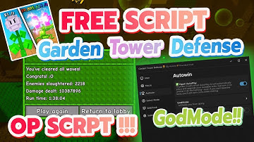 Garden Tower Defense NEW Script | Best GodMode Mode 2025!