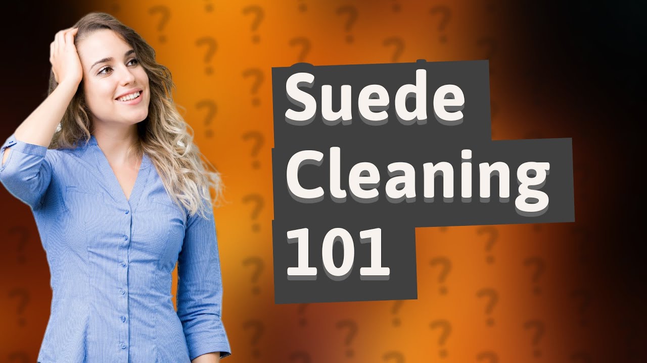 How do you clean suede with water? YouTube