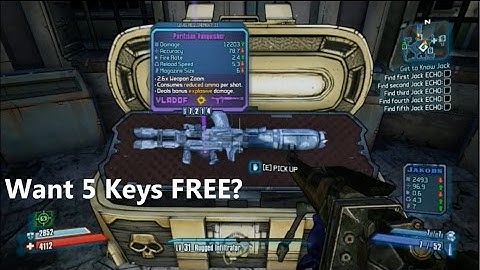 I Open 5 Keys in Borderlands 2 + FREE SHiFT CODES JANUARY!