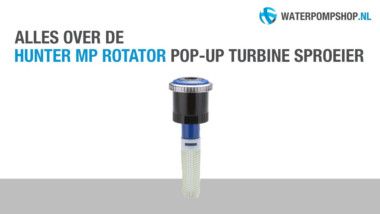 Rotator Pop-up Turbine Sproeier - YouTube