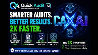 Introducing Quick Audit . AI - Save Hours this Tax Audit Season - Full Demo