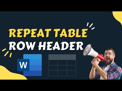 Repeat Header Row