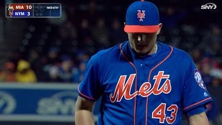 MIA@NYM: Reed strikes out four over 1 2/3 innings