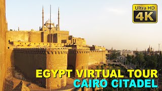 Virtual Tour: Cairo Citadel, Egyptian Military Museum, Police Museum -  4K Stock Footage