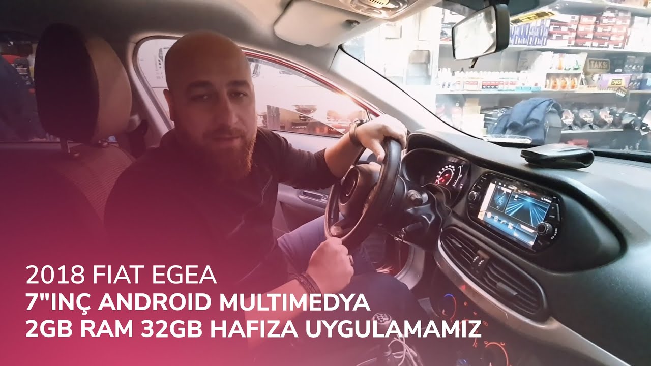 2018 Fiat Egea // 7"inç Android Multimedya 2GB Ram 32GB Hafıza