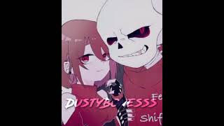 Fell Sans x StoryFell Chara Ship Edit (song:fresh) #undertale #sans #edit #chara #ship #shorts #cool