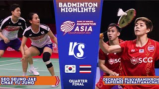 Seo / Chae (서승재/채유정) vs Dechapol / Sapsiree Badminton Asia Championships 2024