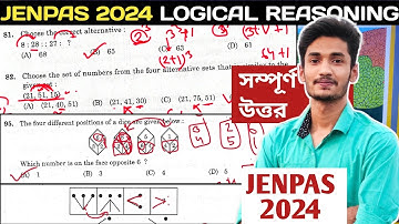 JENPAS UG 2024 Answer Key | Logical Reasoning in Bengali | Detailed Analysis with Solutions