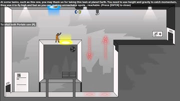 Portal Flash Game Walkthrough -  Episode 1 - Harder than the real Portal!?