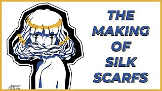 How to put your art on products? I The Making of Silk Scarfs.