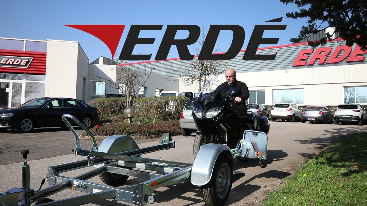 ERDE PMB752 Porte 2 Motos Basculant 225x158 / 500 - 600 ou 750kg - Global  Remorques