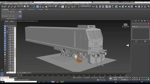 3DsMax Tutorials, Tutorial on 3D Modeling & Texturing a WAG12b Indian Locomotive in 3dsmax (Part 7)