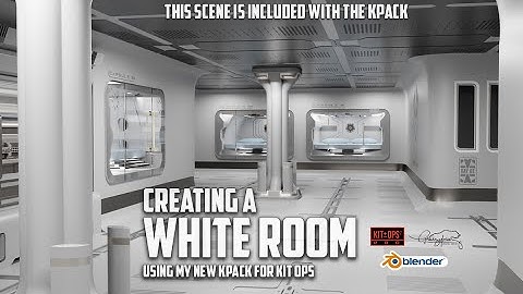 CREATE A WHITE ROOM USING MY NEW KPACK "SCI FI in a BOX"