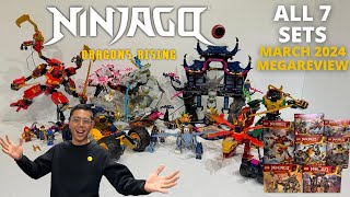 LEGO Ninjago March 2024 MEGA REVIEW! I Built All 7 Sets in 2.5 Hours...