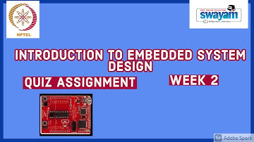 Introduction to Embedded System Design||WEEK 2||QUIZ ASSIGNMENT