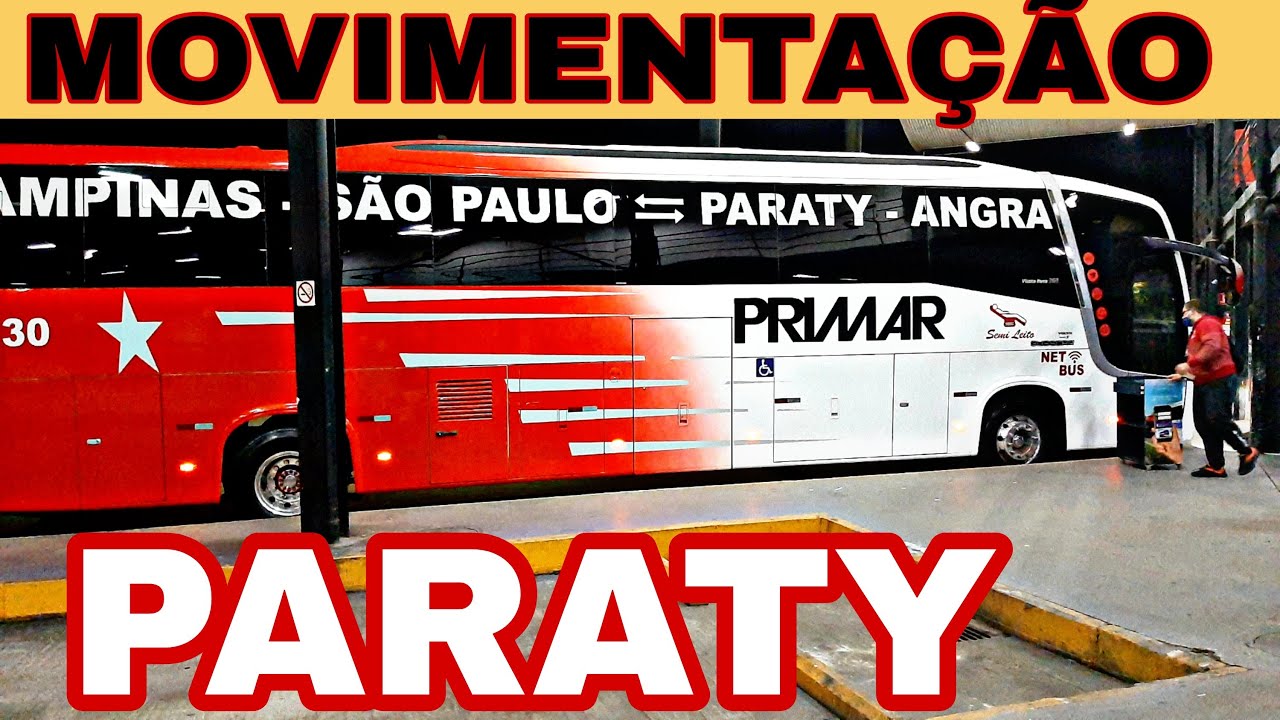 Movimentação de ônibus da rodoviária de Paraty RJ - Cada ônibus bonito ...