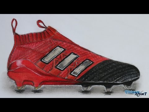 how to draw soccer cleats