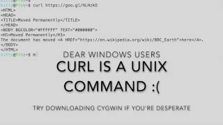 Expand a shortened URL using cURL screenshot 2