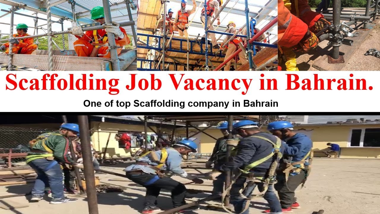 scaffolding job vacancy YouTube