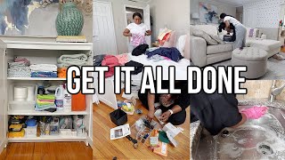 GET IT ALL DONE! TACKLE MY TO DO LIST, ORGANIZING UNDER SINK, DECLUTTERING CABINETS, CLEANING &amp; MORE