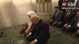 شاهدوا.. الرئيس تبون يصلي بالمسجد النبوي ويزور قبر الرسول (صلى الله عليه وسلم)