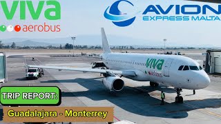 Avión Express Malta “Viva Aerobús” l Guadalajara- Monterrey l A320 “Trip Report”